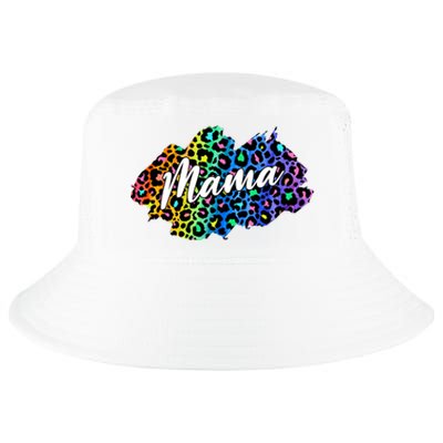 Mama Neon Leopard Print Cute Gift Cool Comfort Performance Bucket Hat