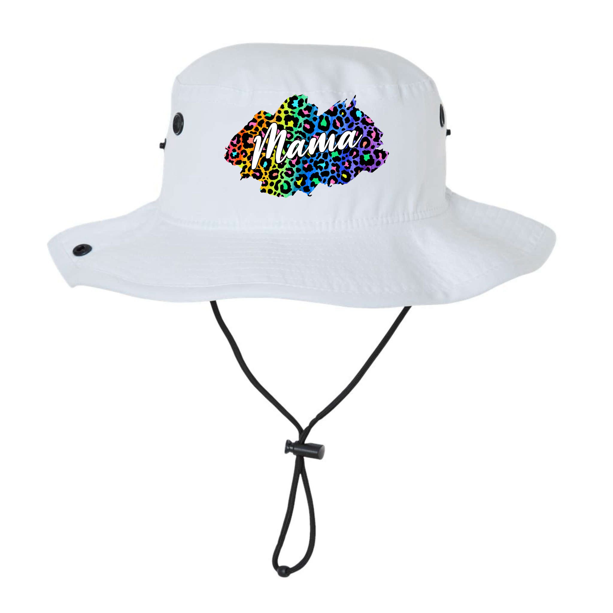 Mama Neon Leopard Print Cute Gift Bucket Hat