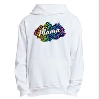 Mama Neon Leopard Print Cute Gift Urban Pullover Hoodie