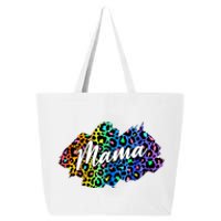 Mama Neon Leopard Print Cute Gift 25L Jumbo Tote