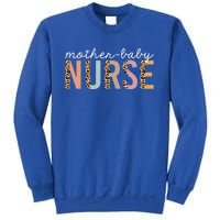 Mother Nurse Leopard Print Cheetah Cute Nursing Gift Sweatshirt