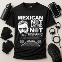 Mexican Not Latino Mexican Pride Zapata Cooling Performance Crew T-Shirt