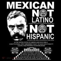 Mexican Not Latino Mexican Pride Zapata Poster
