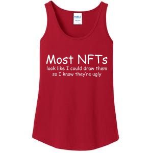 Most NFTs Look Like I Could Draw Them So They're Ugly Ladies Essential Tank