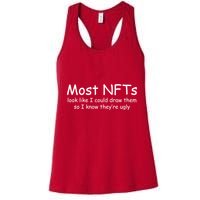 Most NFTs Look Like I Could Draw Them So They're Ugly Womens Tank Top