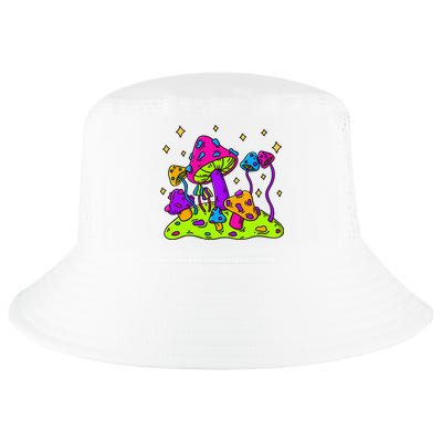 Mushroom Night Landscape Aesthetic Cottagecore Cool Comfort Performance Bucket Hat