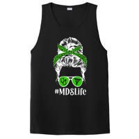 MDS Nurse Life MDS Nursing Messy Bun PosiCharge Competitor Tank