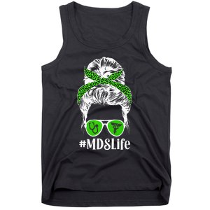 MDS Nurse Life MDS Nursing Messy Bun Tank Top