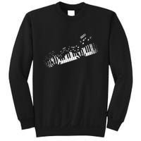 Music Notes Musical Instrument Pianist Gift Idea Piano Sweatshirt