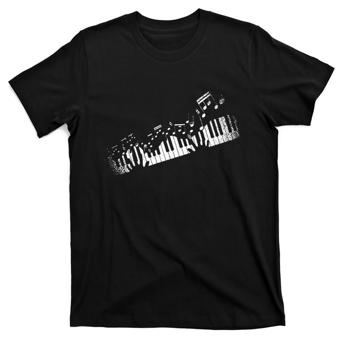 Music Notes Musical Instrument Pianist Gift Idea Piano T-Shirt