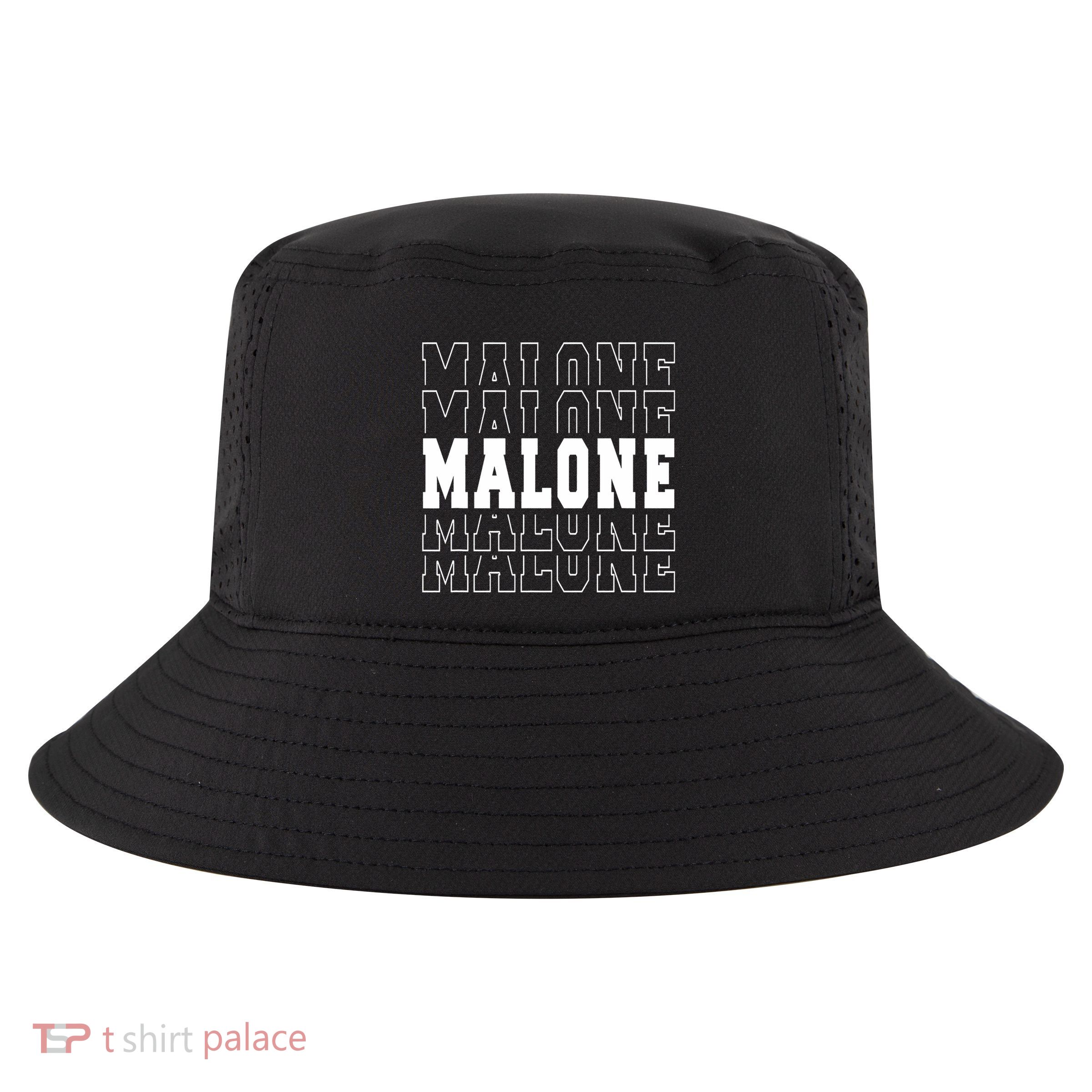 Malone Name Cool Comfort Performance Bucket Hat