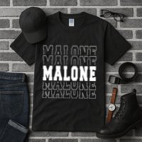 Malone Name Tall T-Shirt