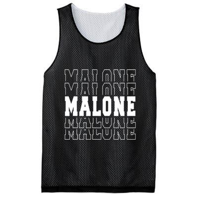 Malone Name Mesh Reversible Basketball Jersey Tank