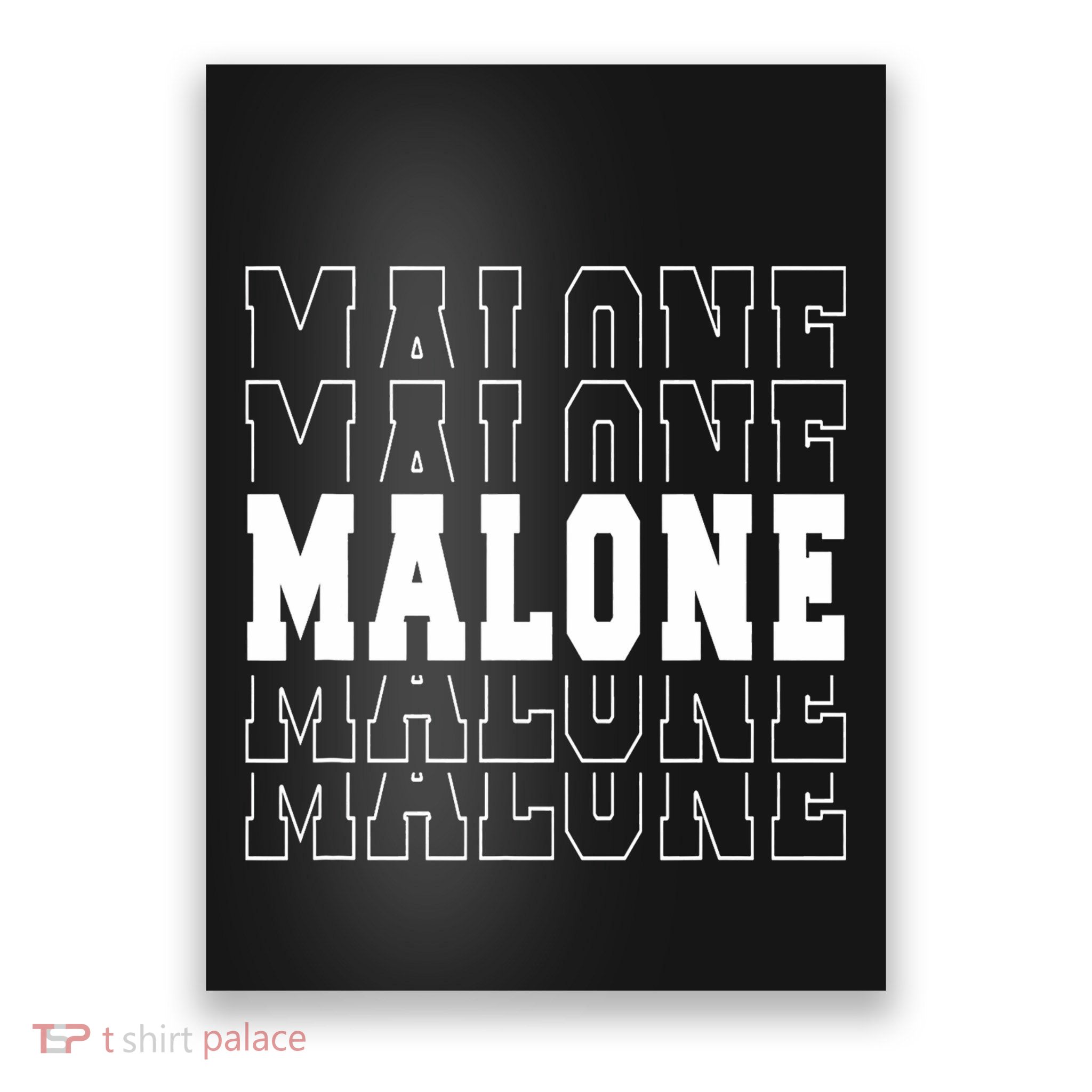 Malone Name Poster