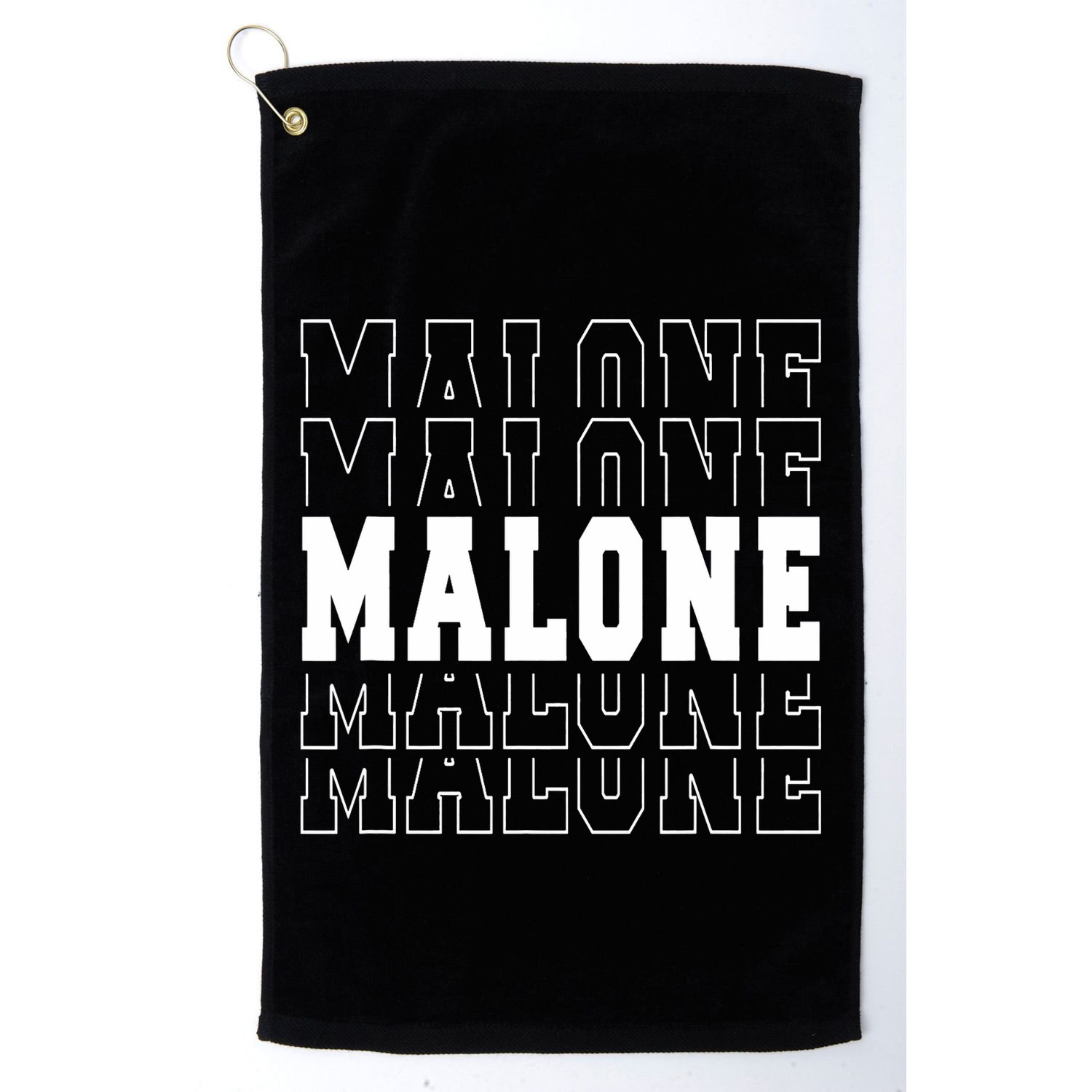 Malone Name Golf Towel