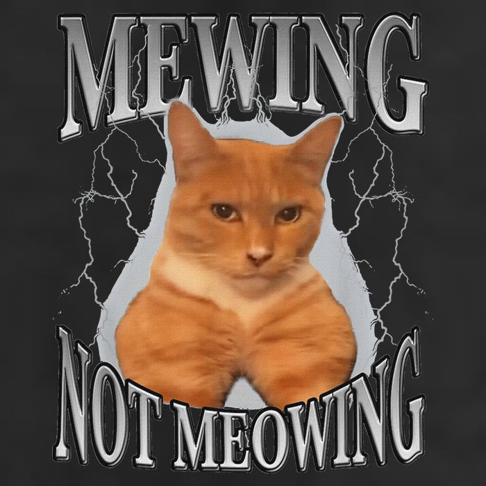 Mewing Not Meowing Cool Comfort Performance Bucket Hat