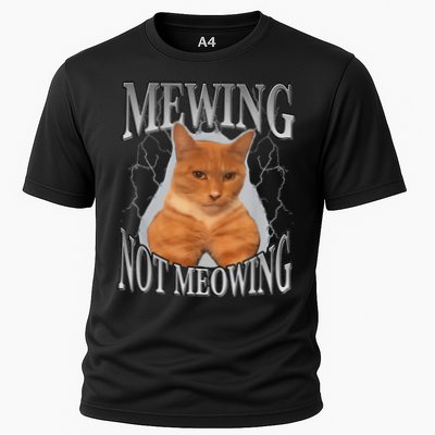 Mewing Not Meowing Cooling Performance Crew T-Shirt