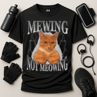 Mewing Not Meowing Cooling Performance Crew T-Shirt
