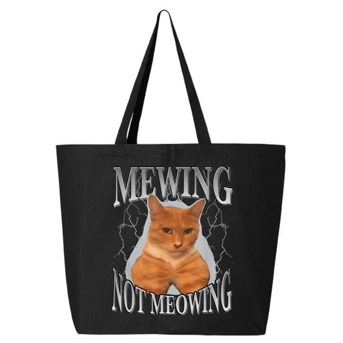 Mewing Not Meowing 25L Jumbo Tote