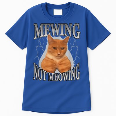 Mewing Not Meowing Tall T-Shirt