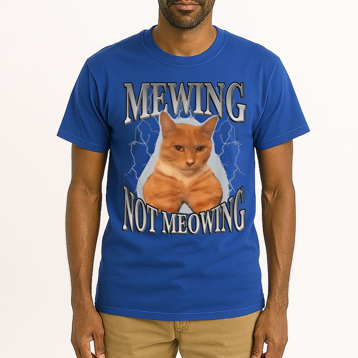 Mewing Not Meowing Tall T-Shirt