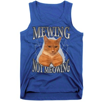 Mewing Not Meowing Tank Top