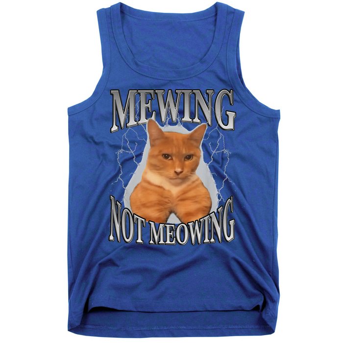 Mewing Not Meowing Tank Top