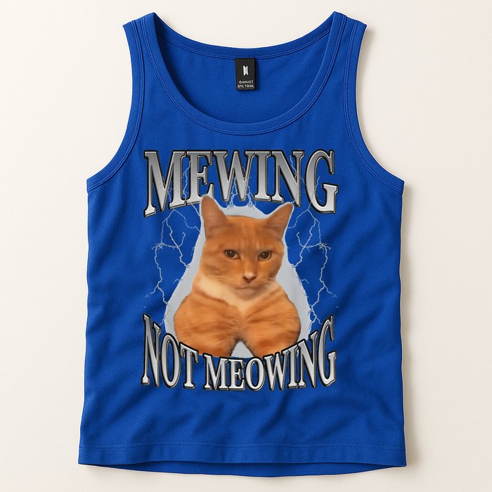 Mewing Not Meowing Tank Top