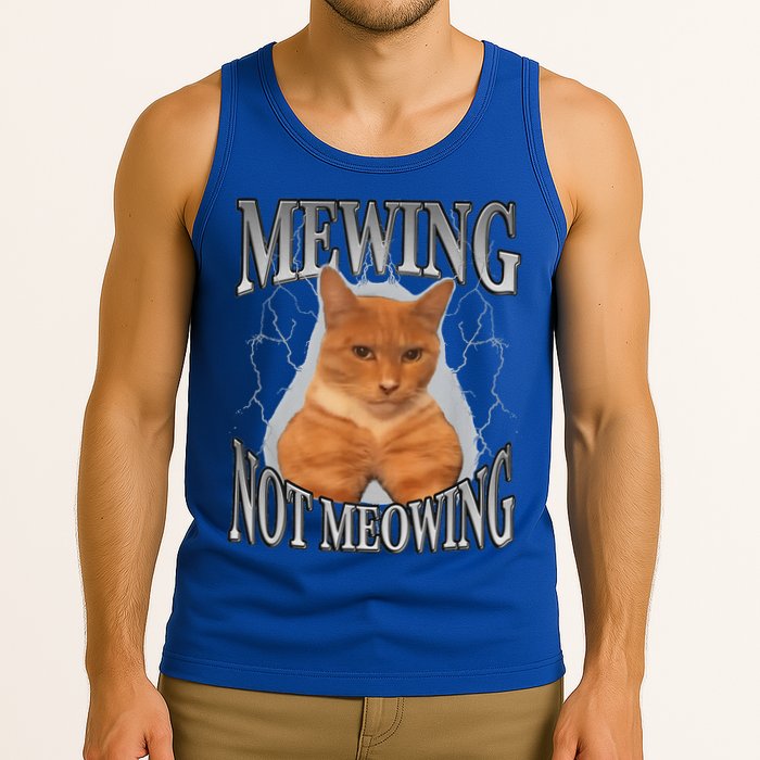 Mewing Not Meowing Tank Top