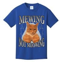 Mewing Not Meowing Kids T-Shirt