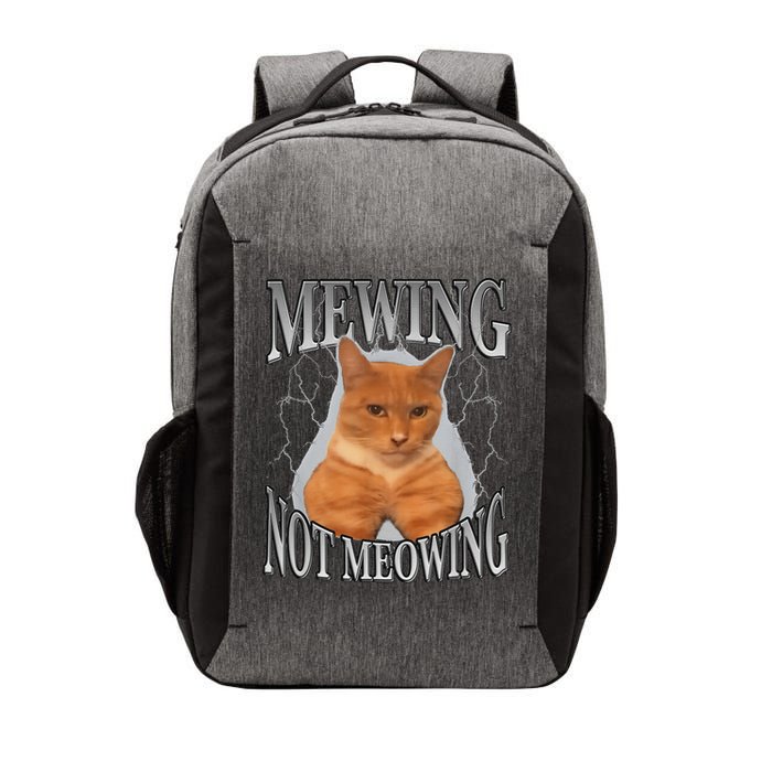 Mewing Not Meowing Vector Backpack