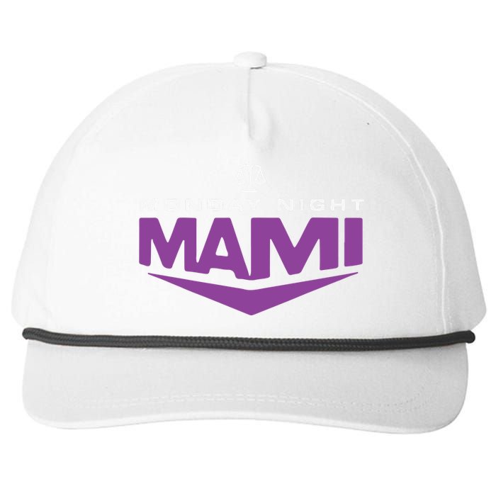 Monday Night Mami Snapback Five-Panel Rope Hat