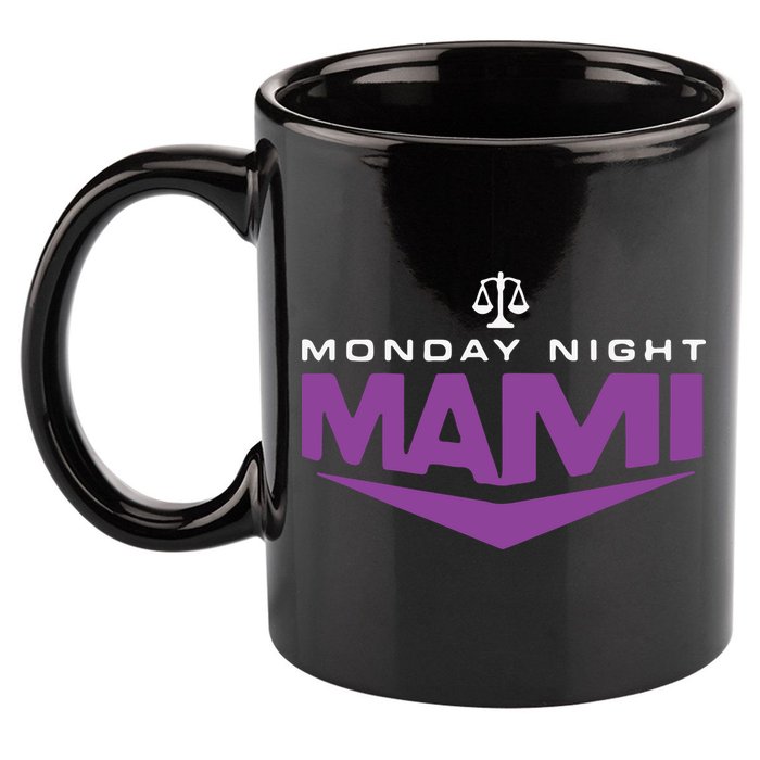 Monday Night Mami 11oz C Handle Ceramic Mug