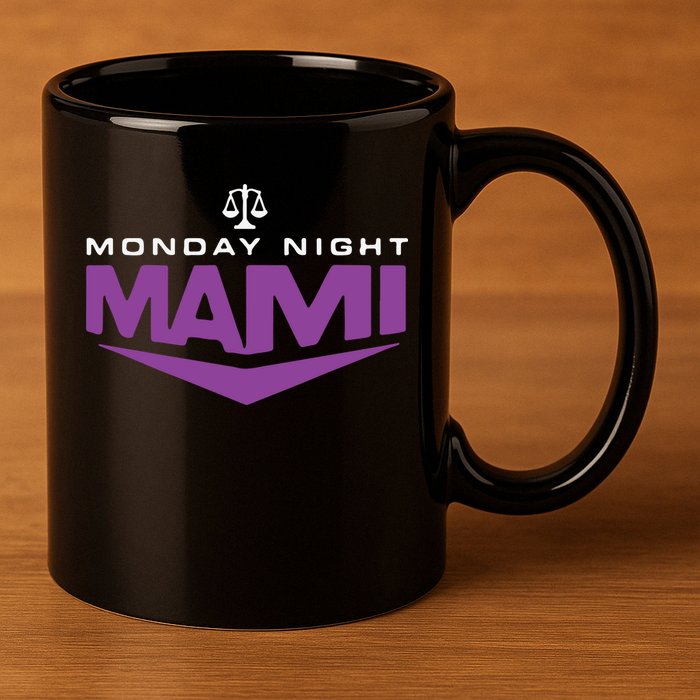 Monday Night Mami 11oz C Handle Ceramic Mug