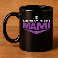 Monday Night Mami 11oz C Handle Ceramic Mug