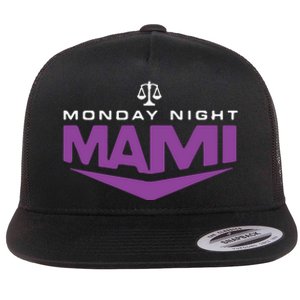 Monday Night Mami Flat Bill Trucker Hat