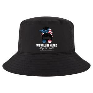 Million Nurse March We Will Be Heard Messy Bun USA Cool Comfort Performance Bucket Hat