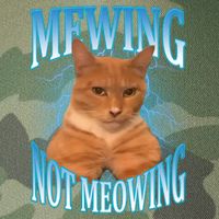 Mewing Not Meowing Funny Cat Meme Legacy Tie Dye Trucker Hat