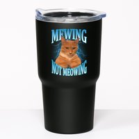 Mewing Not Meowing Funny Cat Meme Tumbler