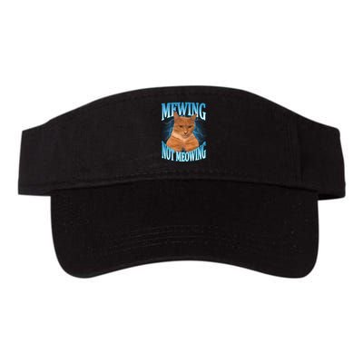 Mewing Not Meowing Funny Cat Meme Visor