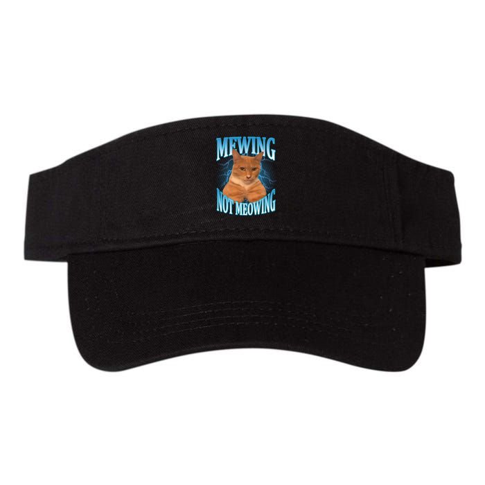 Mewing Not Meowing Funny Cat Meme Visor