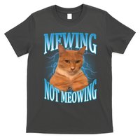 Mewing Not Meowing Funny Cat Meme T-Shirt