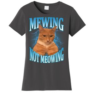 Mewing Not Meowing Funny Cat Meme Women's T-Shirt