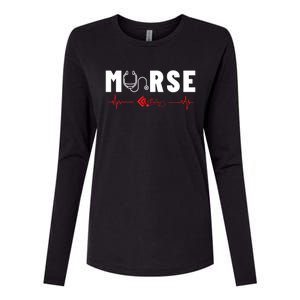 Male Nurse Murse Gift Womens Cotton Relaxed Long Sleeve T-Shirt