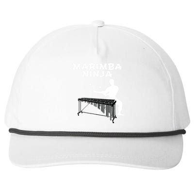 Marimba Ninja Marching Band Funny Percussion Snapback Five-Panel Rope Hat