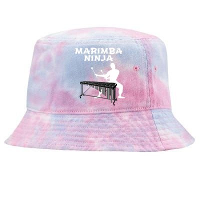 Marimba Ninja Marching Band Funny Percussion Tie-Dyed Bucket Hat