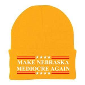 Make Nebraska Mediocre Again Knit Cap Winter Beanie