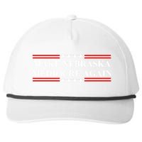 Make Nebraska Mediocre Again Snapback Five-Panel Rope Hat