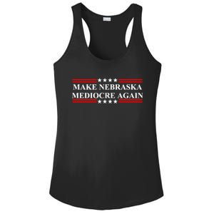 Make Nebraska Mediocre Again Ladies PosiCharge Competitor Racerback Tank