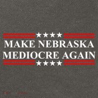 Make Nebraska Mediocre Again Cotton Canvas Backpack